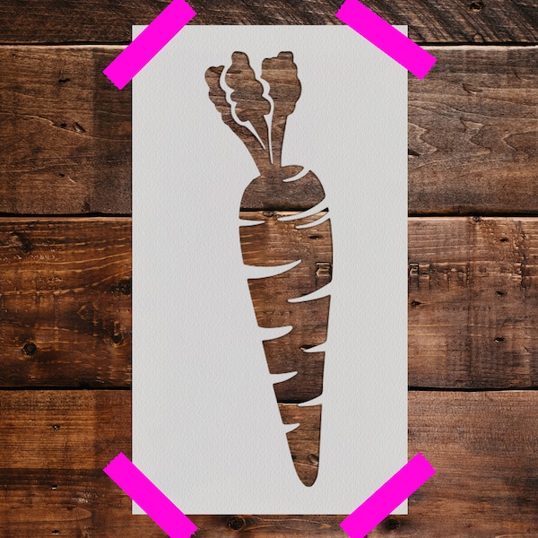 Carrot Stencil - Etsy