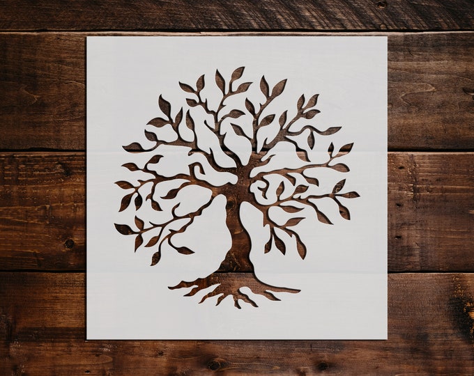 Tree of Life Stencil Reusable Tree Stencil Art Stencil DIY - Etsy