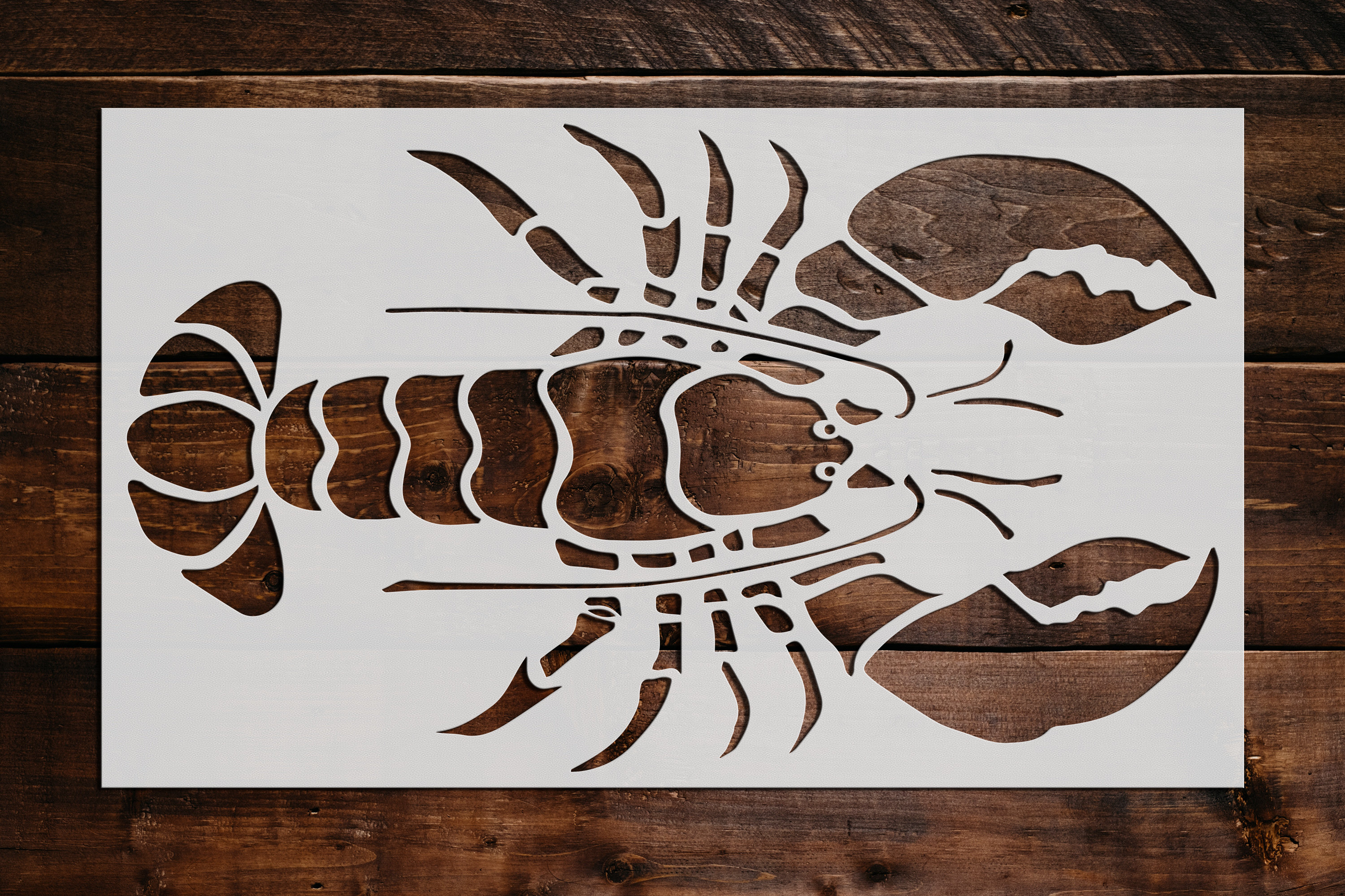 Lobster Stencil Reusable Lobster Stencil DIY Craft Stencil - Etsy