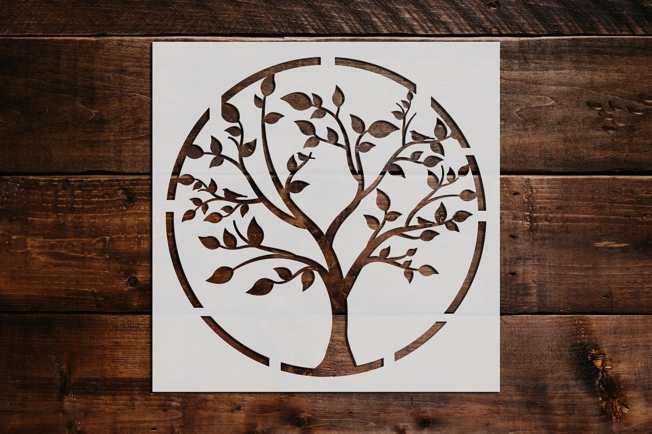 Tree of Life Stencil Reusable Tree Stencil Art Stencil DIY - Etsy