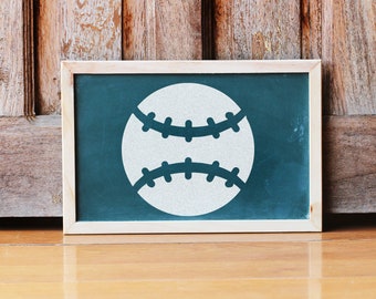 Baseball & Bats Stencil Template - Reusable 10 Mil Mylar Stencil For Wall Art, Crafts, DIY Projects