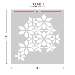 Geometric Pattern Stencil - Reusable Star Stencil - Art Stencil - DIY ...