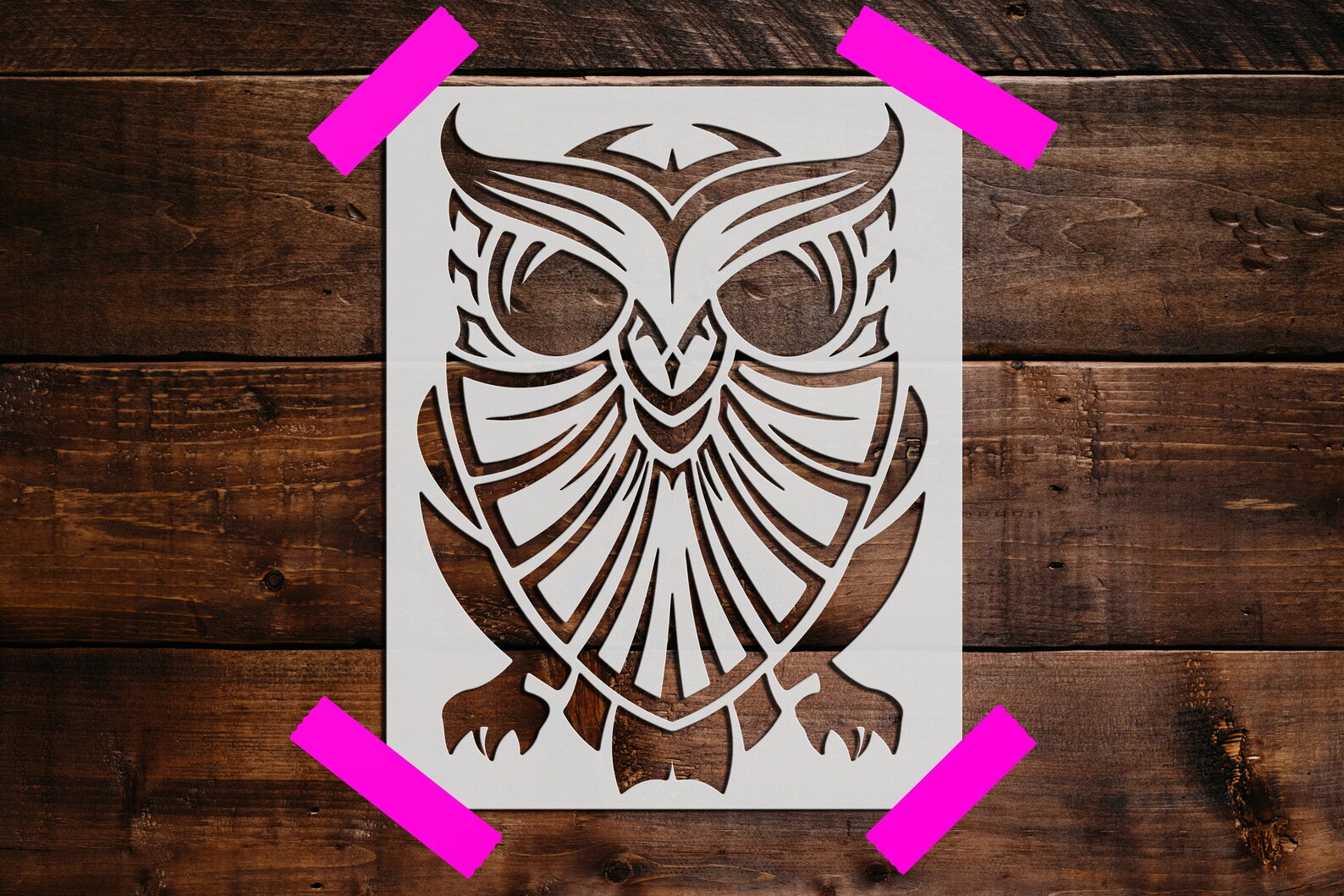 Owl Stencil Reusable Owl Stencil Art Stencil DIY Craft - Etsy
