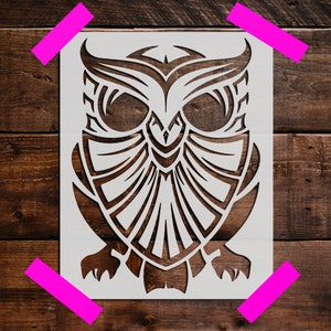 Owl Stencil - Reusable Owl Stencil - Art Stencil - DIY Craft Stencil ...