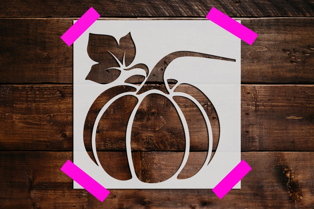 Pumpkin Stencil - Reusable Pumpkinstencil - Art Stencil - DIY Craft ...