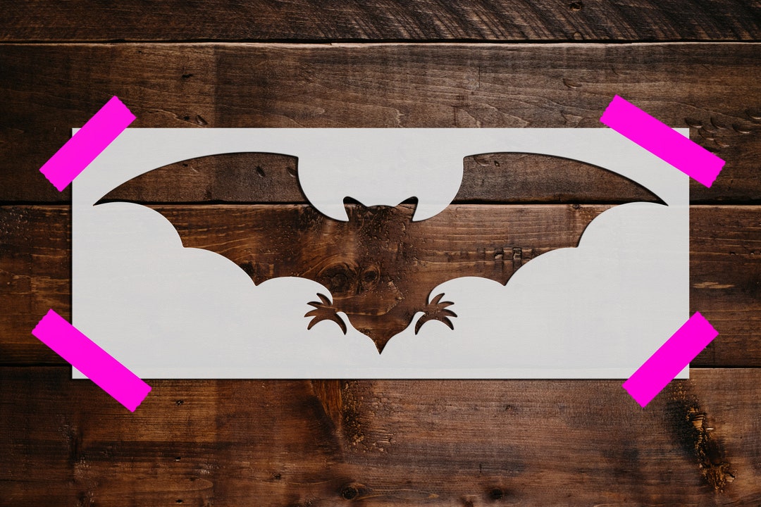 Bat Stencil Reusable Bat Stencil Art Stencil DIY Craft