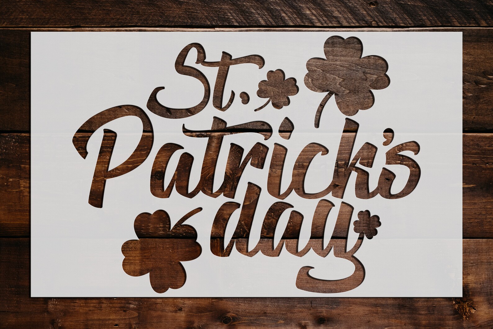 St. Patrick's Day Stencil Reusable St. Patrick's Day - Etsy