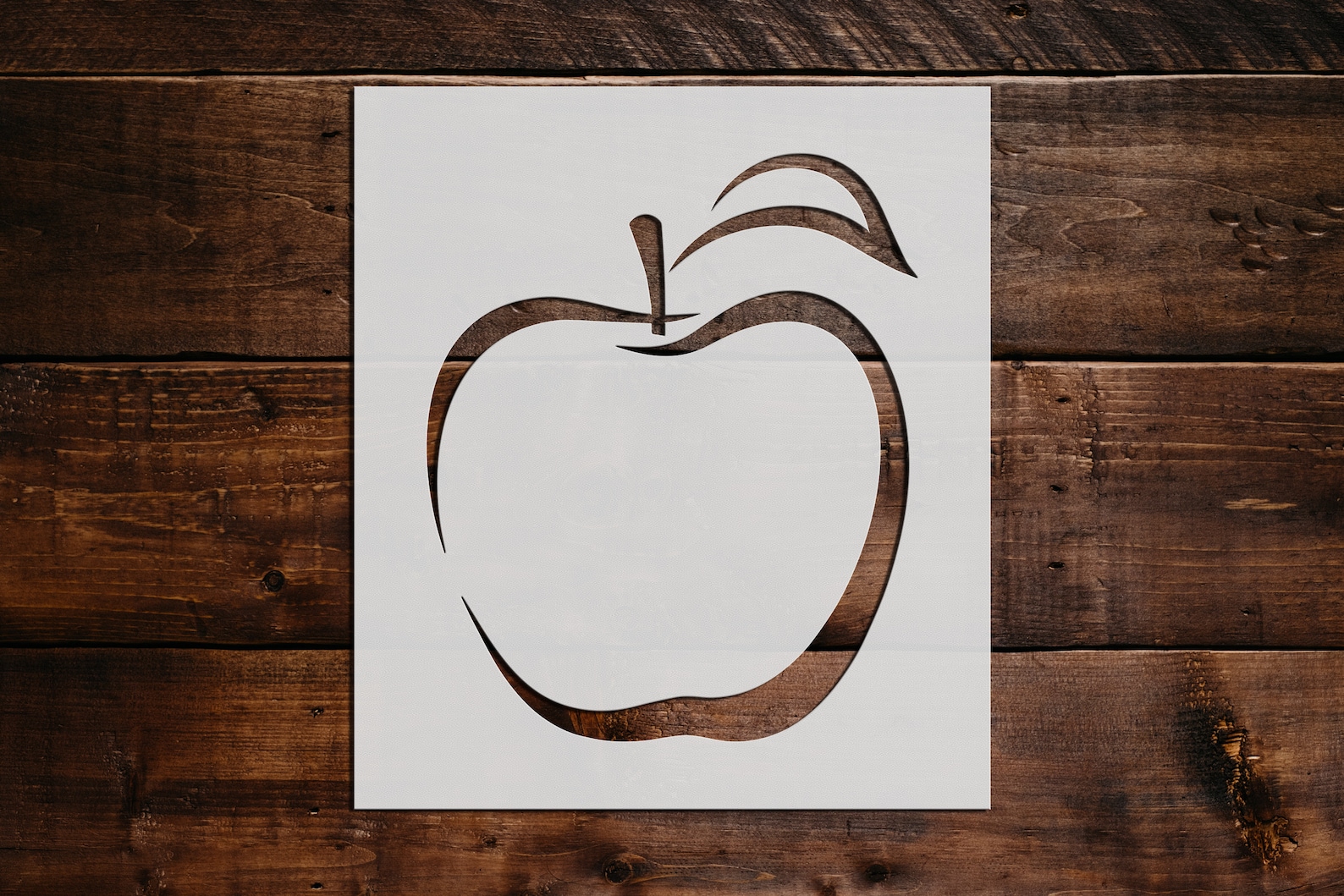 Apple Stencil Reusable Apple Stencil Art Stencil DIY | Etsy