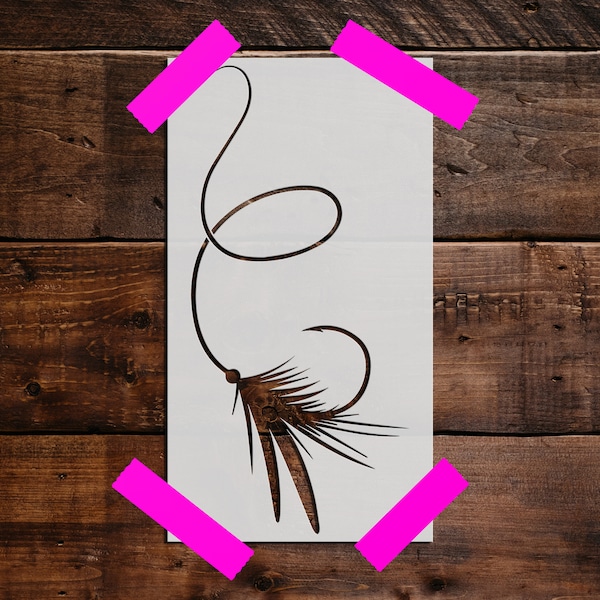 Lure Stencil Etsy