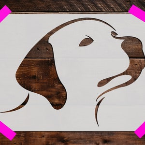 Dog Stencil, Reusable Dog Stencil,  DIY Craft Stencil, Large Dog Stencil, Wall Stencil, Painting Stencil, Dogs, Pets