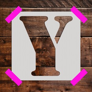 Letter Y -Reusable Stencil - Art Stencil - Craft  Stencil - Reusable Large Stencil - Crafting Stencils