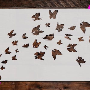Butterfly Stencil, Reusable Butterfly Stencil, Art Stencil, DIY Craft Stencil, Large Butterfly Stencil, Butterfly Wall Stencil