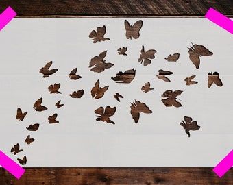 Butterfly Stencil, Reusable Butterfly Stencil, Art Stencil, DIY Craft Stencil, Large Butterfly Stencil, Butterfly Wall Stencil