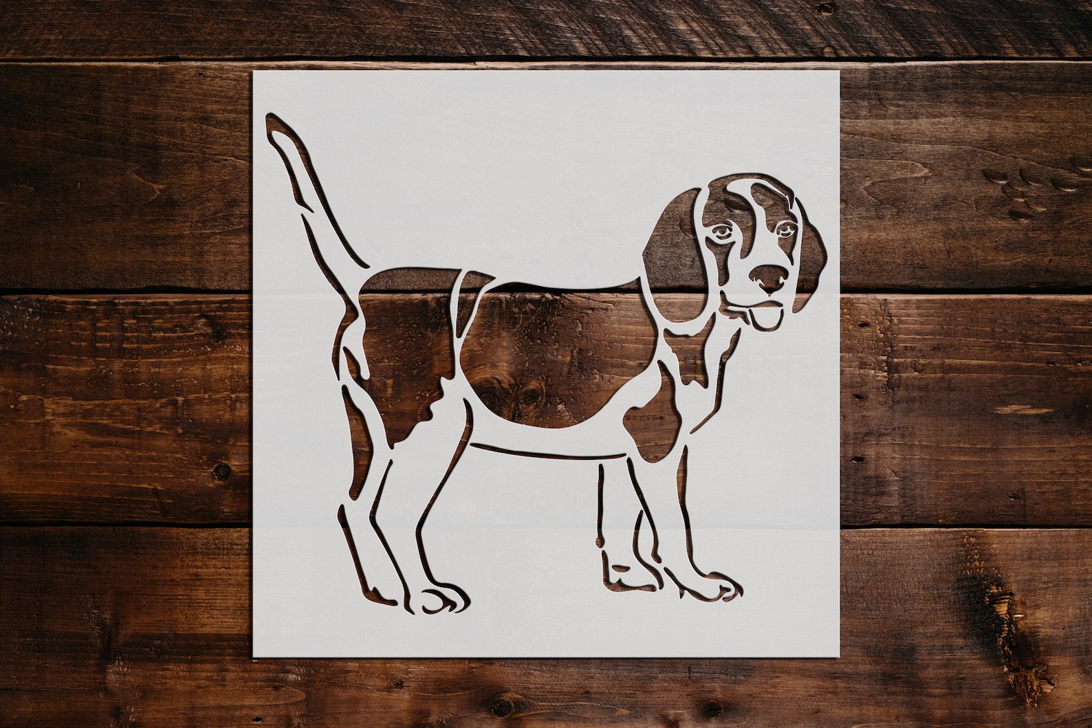 Beagle Dog Stencil Reusable Dog Stencil Art Stencil DIY Etsy