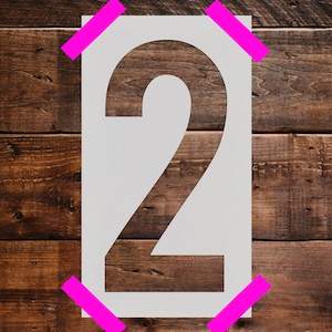 Number  Stencil, Reusable Stencil, Art Stencil, DIY Craft Stencil, Number Wall Stencil, Numbers