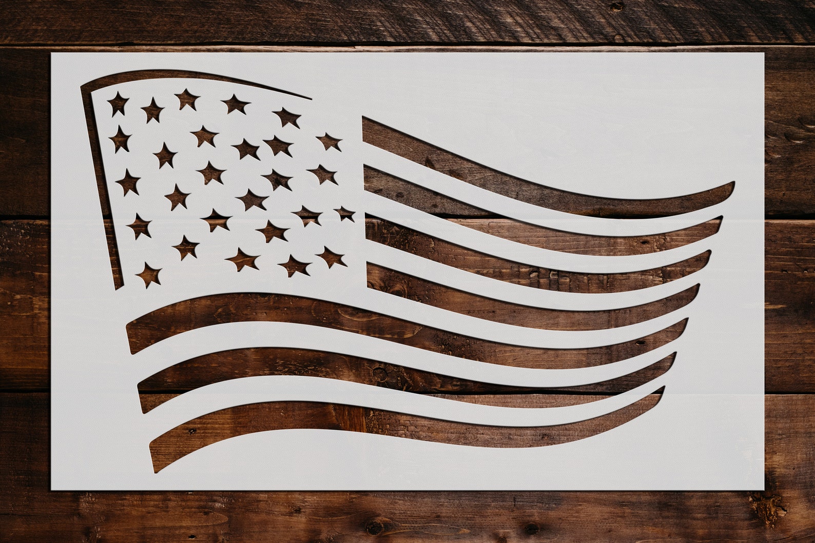United States Flag Waving Stencil Reusable U S Flag Wave Etsy United States Flag Waving Stencil Reusable U S Flag Wave Etsy