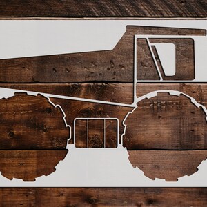 Dump Truck Stencil Reusable Dump Truck Stencil Art Stencil - Etsy