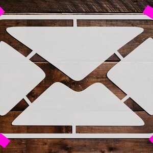 Mail Emoji Stencil, Reusable Mail Emoji Stencil,  Large Mail Emoji Stencil, Wall Stencil, Painting Stencil