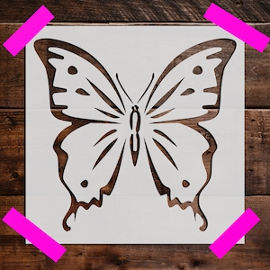 Two-tailed Butterfly Stencil 6 / 7.5 mil mylar