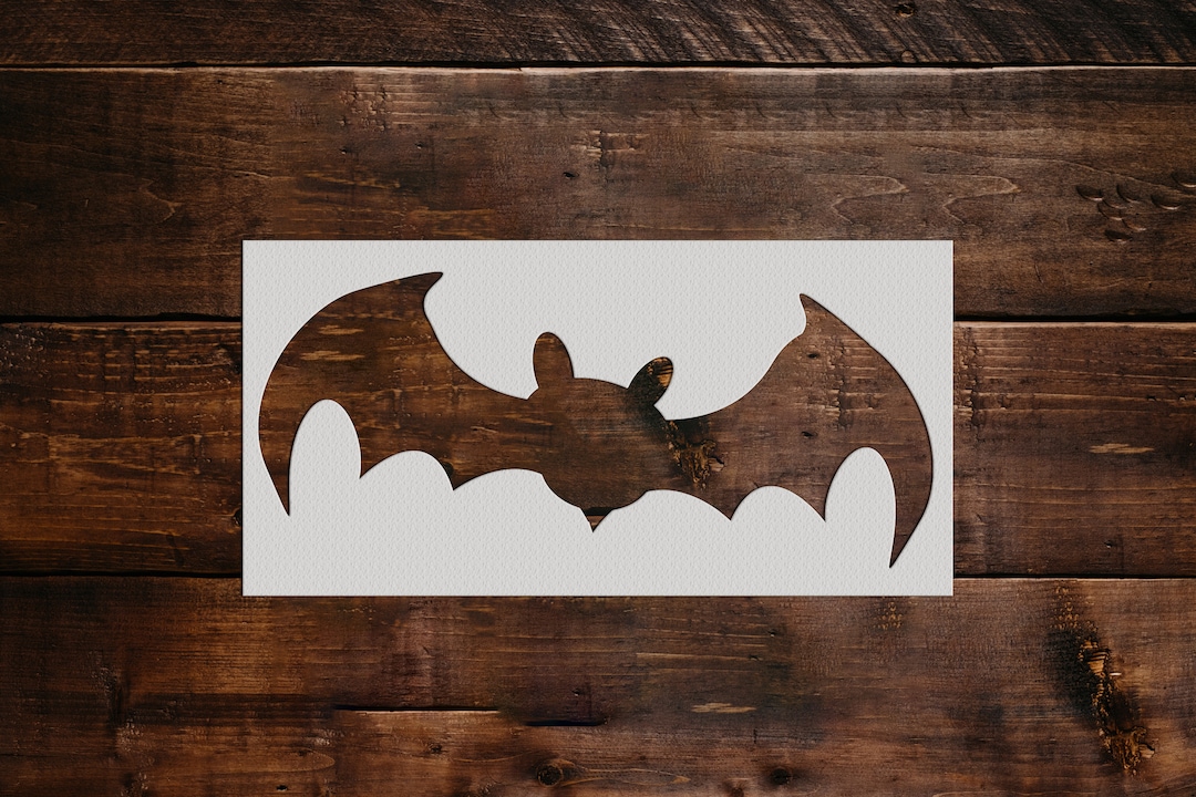 Bat Stencil Reusable Bat Stencil Art Stencil DIY Craft