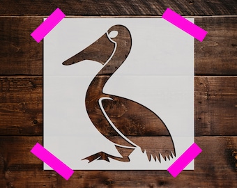 Pelican Stencil, Reusable Pelican Stencil, Art Stencil, DIY Craft Stencil, Large Pelican Stencil, Pelican Wall Stencil