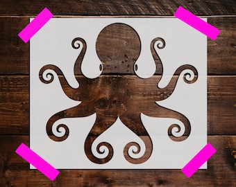 Octopus Stencil Printable