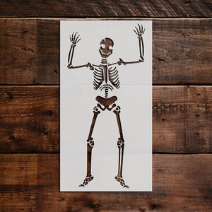 Skeleton Stencil - Reusable Skeleton Stencil - DIY Craft Stencil ...