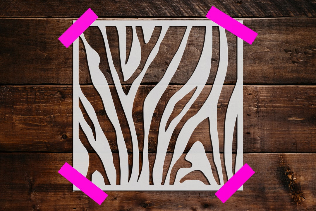 Tiger Stripe Stencil, Reusable Tiger Stripe Stencil, Art Stencil - DIY ...