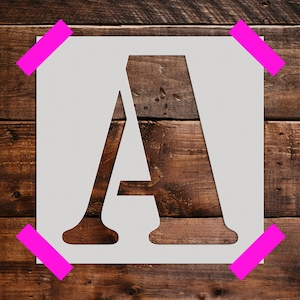 Letter A -Reusable Stencil - Art Stencil - Craft  Stencil - Reusable Large Stencil - Crafting Stencils