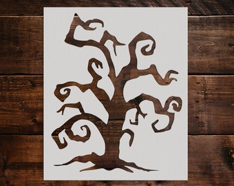 Tree Stencils Reusable Stencils for Wall Art, Home Décor, Painting, Art &  Craft, Size and Style Options A5, A4, A3, A2 