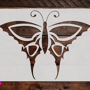 Butterfly Stencil - Reusable Butterfly  Stencil - Art Stencil - DIY Craft Stencil - Painting Stencil - Large Butterfly Stencil, Wall Stencil