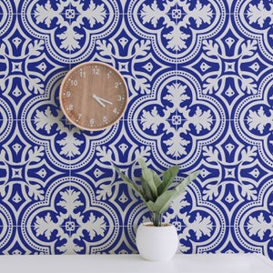 Wall Stencil, Reusable Tile Stencil, Art Stencil, Floor Stencil, DIY Craft Stencil, Painting Stencil, DIY Home Décor, Spanish Tile