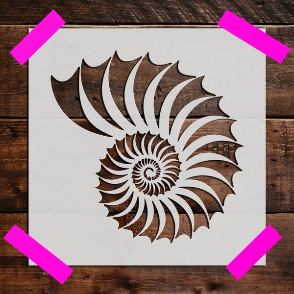 Shell Stencils Etsy