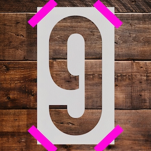 Number  Stencil, Reusable Stencil, Art Stencil, DIY Craft Stencil, Number Wall Stencil, Numbers