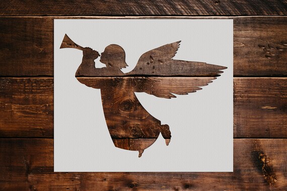 Christmas Angel Stencil