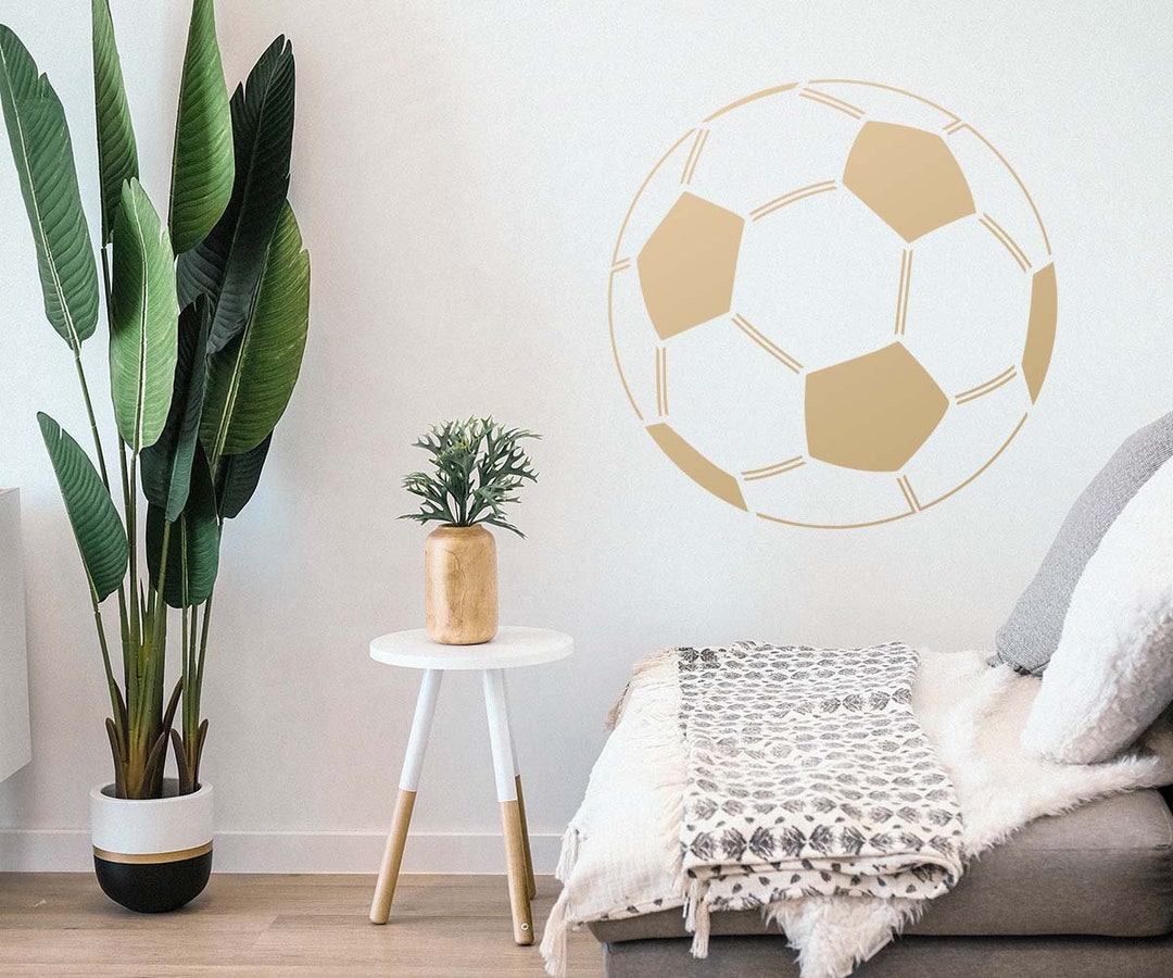 Soccer Ball Stencil, Reusable Soccer Ballstencil, Art Stencil DIY Craft