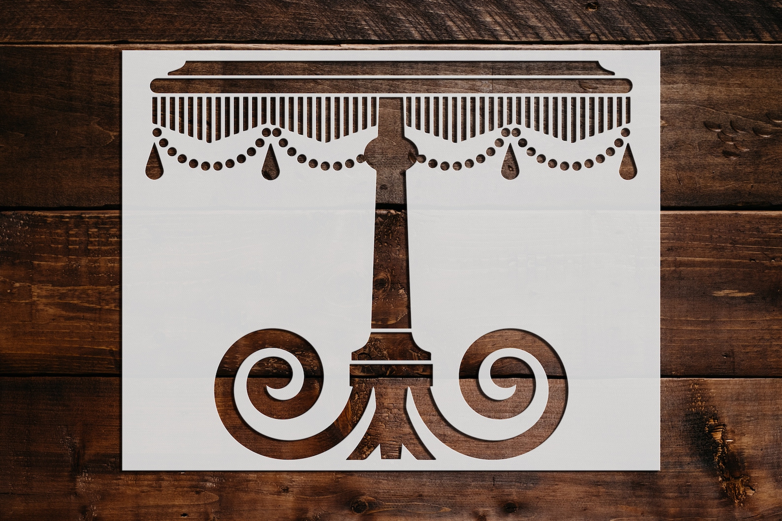 Lamp Stencil Reusable Lamp Stencildiy Craft Stencil Large Etsy