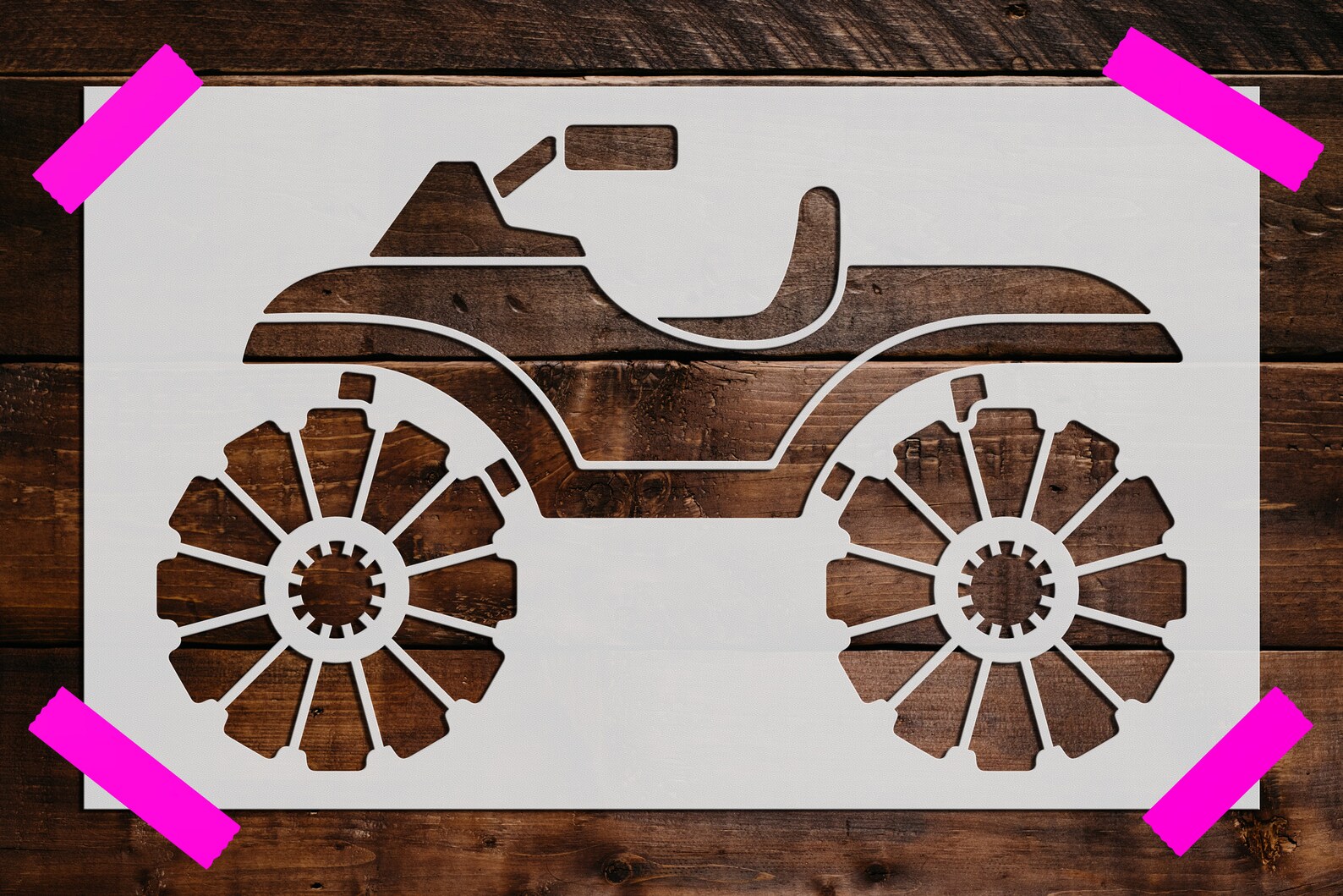 Four Wheeler ATV Stencil Reusable Four Wheeler ATV Stencil - Etsy