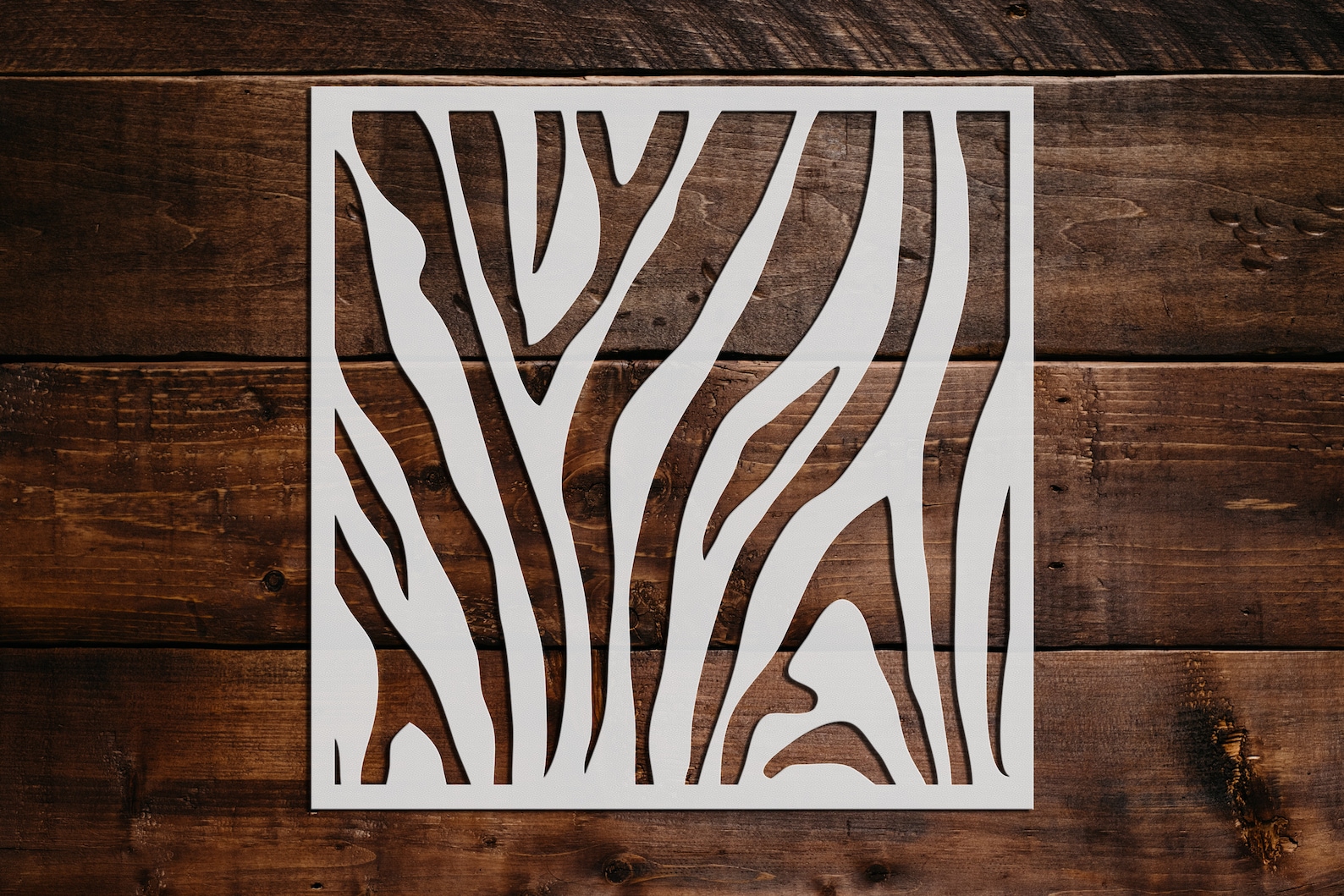 Tiger Stripe Stencil Reusable Tiger Stripe Stencil Art Etsy