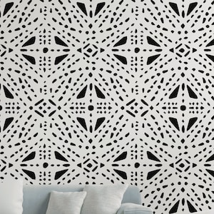 Geometric Stencil, Reusable Geometric Stencil, Art Stencil - DIY Craft Stencil, Painting Stencil, Geometric