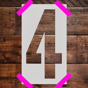 Number  Stencil, Reusable Stencil, Art Stencil, DIY Craft Stencil, Number Wall Stencil, Numbers