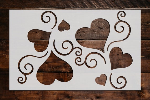 love never fails STENCIL a Reusable DIY Valentines Day Stencil for your  wood signs