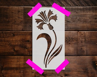 Flower stencil - Reusable Flower Stencil-DIY Craft Stencil, Painting Stencil, Large Flower Stencil, Plants, Flowers