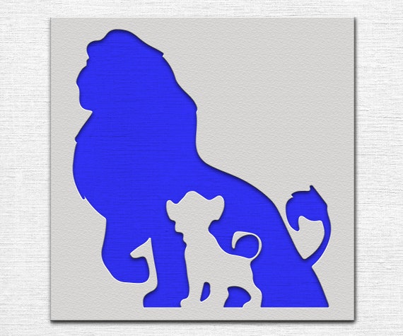Mufasa Stencil