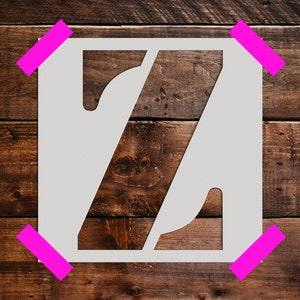 Letter Z -Reusable Stencil - Art Stencil - Craft  Stencil - Reusable Large Stencil - Crafting Stencils
