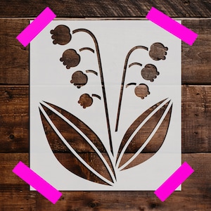 Flower Stencil - Reusable Flower Stencil - DIY Craft Stencil, Painting Stencil, Large Flower Wall Stencil, Plant, Nature
