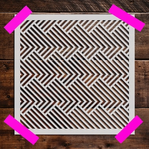 Geometric Stencil, Reusable Geometric Stencil, Art Stencil - DIY Craft Stencil, Painting Stencil, Geometric