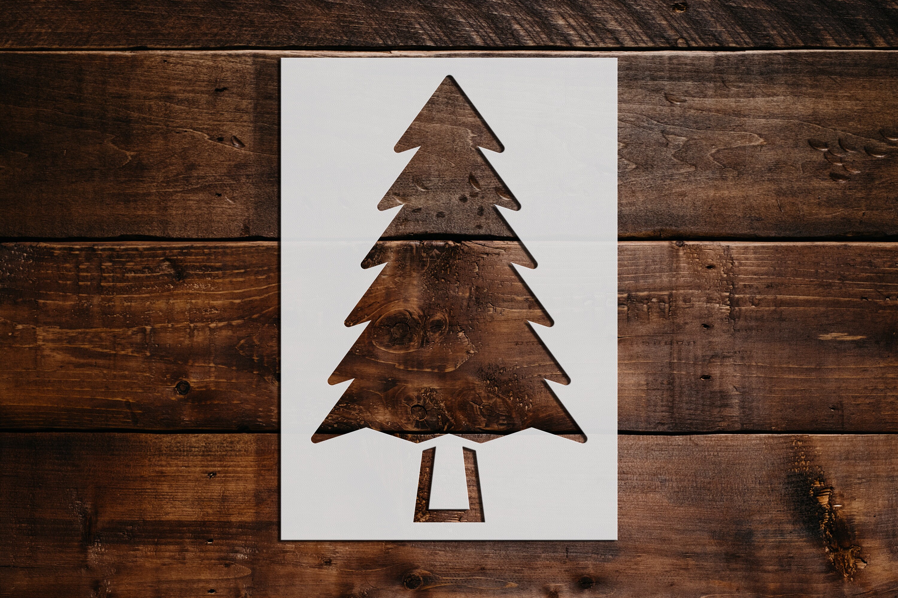 Pine Tree Stencil Reusable Pine Tree Stencil Art Stencil - Etsy