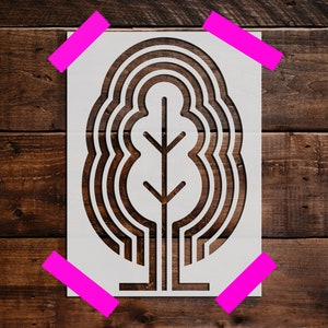 Tree Stencil - Reusable Tree Stencil - Art Stencil - DIY Craft Stencil, Painting Stencil, Large Tree Wall Stencil