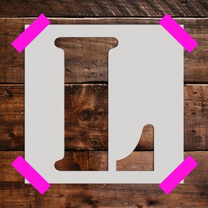 Letter L -Reusable Stencil - Art Stencil - Craft  Stencil - Reusable Large Stencil - Crafting Stencils